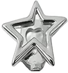 2 STK Stern Zahnschmuck, Hip Hop Zähne Grillz, Hohler Stern, Einzelne Zahn Grillz Kappen, Modischer Partyschmuck Für Männer Und Frauen