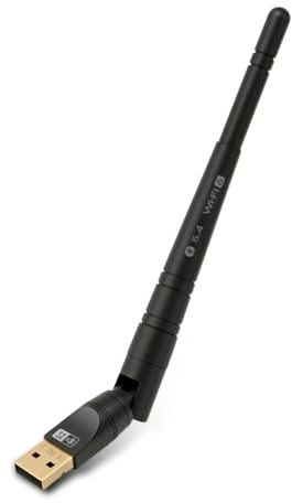 Adattatore Bluetooth 5.3 con ampia distanza di trasmissione per PC Windows 11/10/8.1, USB dongle per mouse, tastiera, cuffie