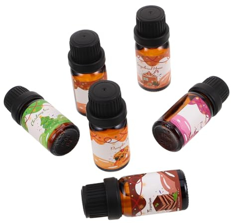 HONITANO Oli Essenziali Aromaterapia Tema Natale Profumo Alimentare per Diffusore e Ricarica Deodorante Auto Compatibile con Umidificatori e Diffusori per Spazi Festivi