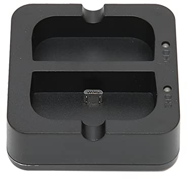TOPINCN Dual Doorbell Cam Akkuladegerät USB-Ladestation für AHDBT-501 601 701 801, Professionelles Schaltungsdesign, Einfach zu Bedienen für Sicherheitspersonal