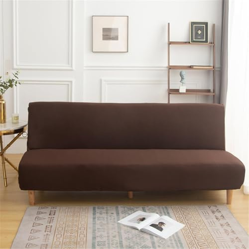 Ghygetrich Sofabezug Stretch, Sofabezug 2 Sitzer Couchschoner Couch überwurf Sofa Cover 3 Seater Sofa Schoner Couch Cover L Shape Sofaschutz Brown 160~190cm