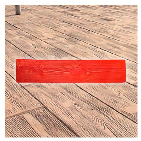 PVGYUJFD Betonstempelformen, Betonformen mit natürlicher Holzmaserung for Böden/Zement, gestanzte Muster aus Polyurethan, Matte Holzplankenbetonstruktur