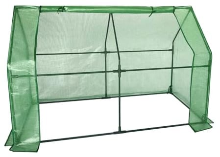 Kelived Portable Cold Frame Greenhouse - Indoor Outdoor Small Greenhouses with Steel Frame & Durable PE Cover to Protect Plants from Frost, Animals & Rain, 72.8 Lx37.4 W x47.2 H