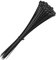 intervisio Collier de Serrage Grande Taille 430 mm x 4,8 mm, Attache Câble, Serre Câbles Grand Rilsan Nylon, Colliers Serre-Cable 430mm, Noir, Lot de 200 Pièces