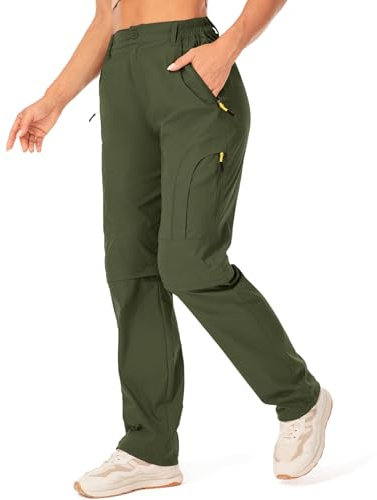 Jessie Kidden Walking Trousers Women Hiking Convertible Zip Off Safari | Outdoor Quick Dry Lightweight Breathable UPF 50 Water Resistant Cargo Scout Pants Travel Fishing Backpacking Camping