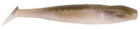 Berkley PowerBait Grasschwein Angelköder, 12,7 cm, natürlicher Shad, 6 Stück