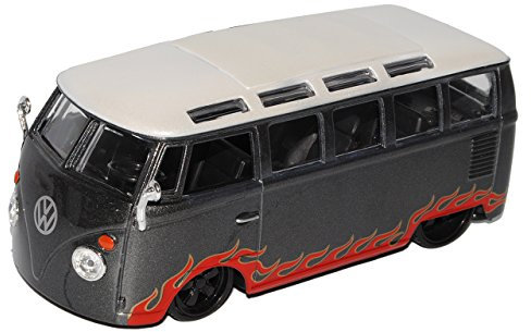 Maisto Volkwagen T1 Grau Tuning Samba Bully Bus 1950-1967 1/25 1/24 Modell Auto