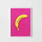 Boris Draschoff Hochwertiger Kunstdruck Poster Print – Banana - Künstler A3 – 297mm x 420mm Badezimmer Deko Bilder Wohnzimmer Poster & Kunstdrucke | Lieferung ohne Rahmen