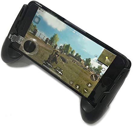 Handy Joystick Controller Grip Case für Smartphones Handy Gaming Grip mit Joystick Controller Halter Ergonomisches Design (Black Type 01)