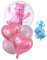 DIWULI Palloncini Set It’s a Girl - Decorazione Baby Shower