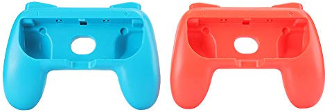 Griffgriffe Antiwear Controller Schutzh¨¹lle Verschlei?festes Griff-Kit Passend F¨¹r Switch(Rot + Blau) Ergonomische Spiele