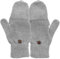 SOIMISS Wolle Halbfinger Winterhandschuhe Gestrickte Warme Handschuhe mit Flip Cover Kaltwetterhandschuh Handschuhe Handwärmer
