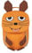 Affenzahn Kleiner Kindergartenrucksack in Form Einer Maus, in der Farbe orange, reflektierend, ergonomisch, Name auf ausziehbare Zunge, AFZ-FAS-001-041
