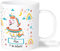 Bee Ingenious Taza PLÁSTICO personalizada. Tazas nombre Vuelta al Cole infantil. Tazas unicornio personalizada. Tazas desayuno niños. Varios Diseños a Elegir. Colección: Unicornios (Estrellas)