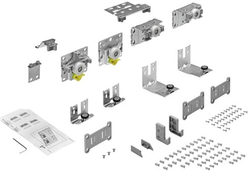 TopLine L, Set Lauf- und Führungsteile, 10 - 16 mm, 2-türig, vordere Tür links_Artikel _ 9242708