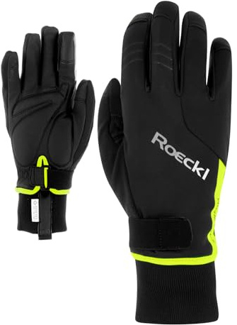 Roeckl Villach 2 Winter Fahrrad Handschuhe lang schwarz/gelb 2023