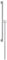 hansgrohe Brausestange Unica E Puro, Duschstange 65cm mit Brauseschlauch Isiflex 160cm und Easy Slide Duschkopfalterung, Chrom