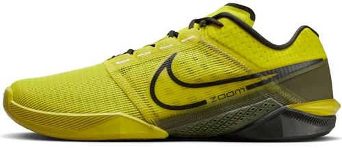NIKE Men's M Zoom Metcon Turbo 2 Sneaker, HIGH Voltage/Sequoia-Medium Olive, 8 UK