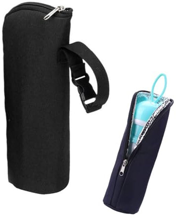 Flaschentasche,Babyflaschen Kühltasche,Insulated Bottle Bag,Muttermilch-Kühltasche für Reisen,Isoliertasche Babyflasche,Isolierte Flaschentasche,Kühltasche mit Isoliertem Stauraum,Baby Isolierbeutel