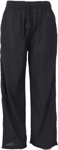 GURU SHOP Yogahose, Unisex Goa Baumwoll-Hose - Schwarz, Herren, Size:L
