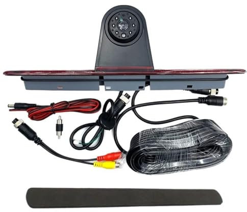 FUNFOB Weitwinkel Rückkamera Rückansicht 3Rd Bremslicht Kamera HD Nachtsicht Backup Kamera Für Mercedes Für Benz Für Sprinter W906 Für Crafter 2007-2019 Parkkamera
