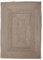 carpetfine Juteteppich Nele Taupe handgewebt aus Jute Rechteckig 40x60 cm | Moderner Naturteppich Uni im Boho - Style Flachgewebe Teppich für Wohnzimmer und Schlafzimmer