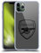Head Case Designs Officially Licensed Arsenal FC Black Logo Crest 2 Gel Case [Military Grade Protection] Compatible with Apple iPhone 11 Pro Max and Compatible with MagSafe