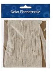 Seaside No.64 - Fischernetz in zwei Größen - Reuse maritime Dekoration -Wohndekoration - Badezimmerdeko - Muscheln Strand Dekor - Natur Sisal Wanddekoration Aufhängen - Hochzeit Outdoor (groß)