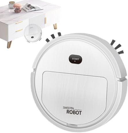 Zestvria Robot aspirador, robot robótico, robot de limpieza inteligente, robot de aspiradora habilitado para WiFi, robot de limpieza de manos, aspiradora con función de trapeador, limpiador multirobot