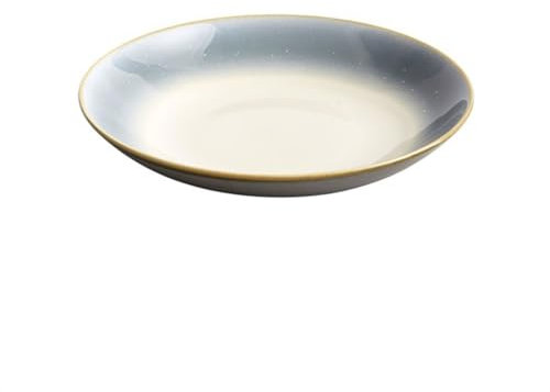 TVSKWMRQ Piatti Piatto da Pranzo per Ristorante di Alta qualità per la casa Piatto da Portata per Spaghetti in Ceramica Creativa di Lusso Leggero Piatto da Portata per Verdure Commercial