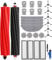 Tixexo Accesorios de Repuesto para Roborock S8 MaxV Ultra Aspiradora, 2 Cepillos Principales, 4 HEPA Filtros, 4 Paños, 4 Paños de Bordes, 6 Cepillos Laterales, 6 Bolsas de Polvo
