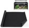 SEMGABO Fish Tank Background Aquarium Ackground Black 50 x 200 cm Static Cling Self Adhesive, Fishtank Background Sticker Fish Underwater World Wallpaper Poster can be Cut
