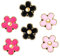 iplusmile 6stücke Auto Lüftungsclip Mit Blumenmuster Dekorative Luftausströmer Für Auto Aromatherapie Zubehör Blühende Alloy Clips Für Angenehme Atmosphäre Im Innenraum