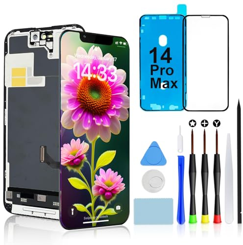 for iPhone 14 Pro Max Screen Replacement Kit, 6.7 FHD LCD Display Assembly