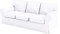 Good Life Die Ektorp 3 Sitz Sofa-Abdeckung Ersatz ist nach Maß für Ektorp-Sofa-Abdeckung, A Ektorp Sofa Slipcover Ersatz Dichtes Cotton White