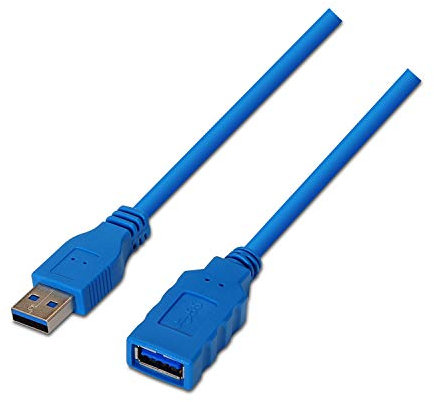 CABLE ALARGADOR USB 3.0 AISENS A105-0045 MACHO A HEMBRA AZUL A105-0045