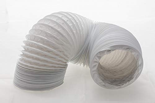 daniplus Abluftschlauch PVC flexibel Ø 125/127 mm, 4 m z.B. für Klimaanlagen, Wäschetrockner, Abzugshaube