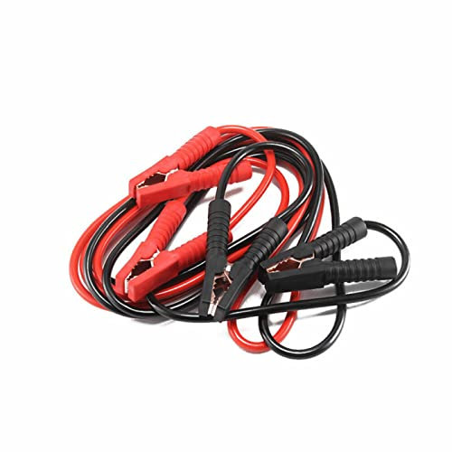 AllRight 2 x 4m Starthilfekabel 500A 12-24V Überbrückungskabel Batteriekabel KFZ PKW Vollisolierte Farblich Kodierte Klemmen für PKW LKW Kupfer Starthilfekabel