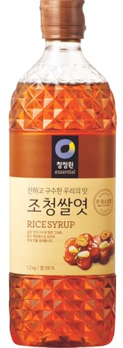 CHUNG JUNG ONE - Reis Sirup, (1 X 700 GR) | Aus Reisstärke hergestellt, vegan und ideal zum Süßen sowie Verfeinern von Speisen und Getränken