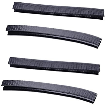VICASKY 2 Paar Skateboard Deck Protector Longboard Deck Guards Kantenschutz Absorbierende Gummiabdeckung für Anfänger
