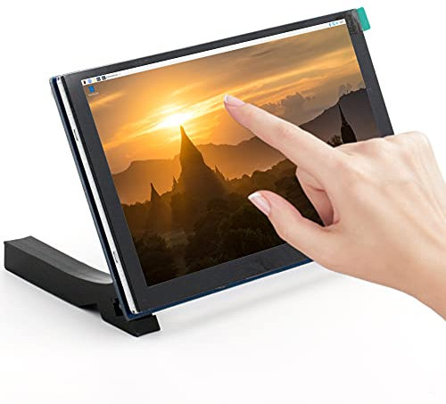 per Raspberry Pi Display MIPI DSI da 5 pollici, Touch Screen Capacitivo Monitor LCD Con Risoluzione 800*480 Nessun Driver Necessario per RPI 2B/3B/4B/Raspbian/Ubuntu/Kali/RetroPie