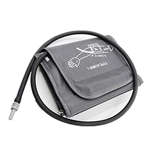 Blood Pressure Monitor Cuff Replacement, Electric Sphygmomanometer Cuff, Upper Arm Cuff Blood Pressure Machine Accessory 22-32cm (Dark Gray)