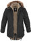 bw-online-shop Winterparka Fishtail mit Futter schwarz - XS