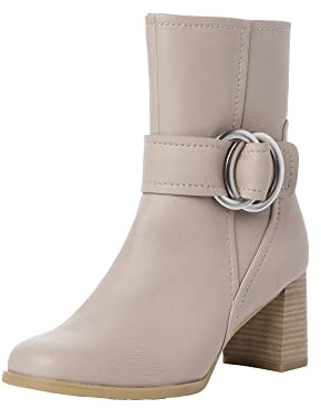 Marco Tozzi Damen Marco Tozzi Damen 2-2-25346-29 Absatzstiefelette Stiefelette, Elfenbein, 41 EU