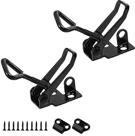 Kniehebelspanner Schnellspanner, KINHARD 2 Stück Kniehebelspanner Verstellbar, Heavy Duty 100KG/220lbs Spannverschluss Kistenverschluss, für Schrank Fall Boxen Trunk Closet
