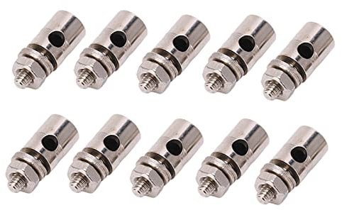 VGEBY Rc Schubstangenverbinder, 10 Stück Rc 1,8 Mm Schubstangenverbinder Gestänge Stopper Für Rc Modellflugzeug Flugzeug DIY Teile Modellierungs Zubehör