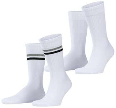 ESPRIT Herren Tennis Stripe 2-Pack Socken Baumwolle atmungsaktiv