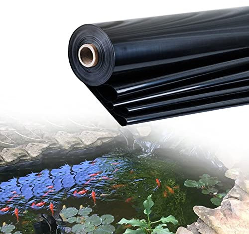 JIONET 23 * 23 Fuß große Fischteichfolie Gartenpools Verstärktes HDPE-Hochleistungs-Landschaftsgestaltungs-Poolteich Wasserdichtes Liner-Tuch for Bachläufe, Springbrunnen (Color : 19.6 * 19.6ft)