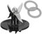 Zubehör Blender Blade kompatibel für Cuisinart Mixer Ersatzteile für CBT-500, SB5600, CB600, mit 2 Dichtungen