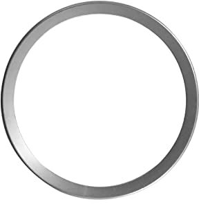 Auto Lenkung Schmücken Ring Aufkleber Zierblende Für A-UDI TT 8J MK3 A1 A3 S3 8V A4 B8 A5 8K 8T A6 S6 C7 C8 S5 RS4 Sportback (Farbe : Size A Silver)